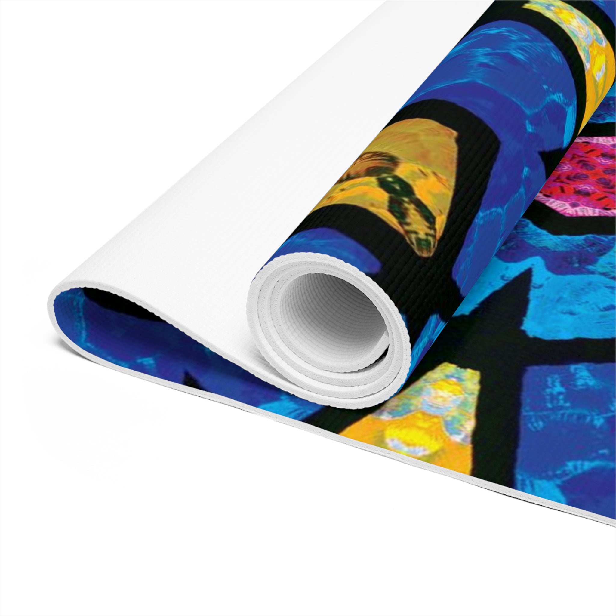 Stained Glass Stars — Christian Yoga Mat