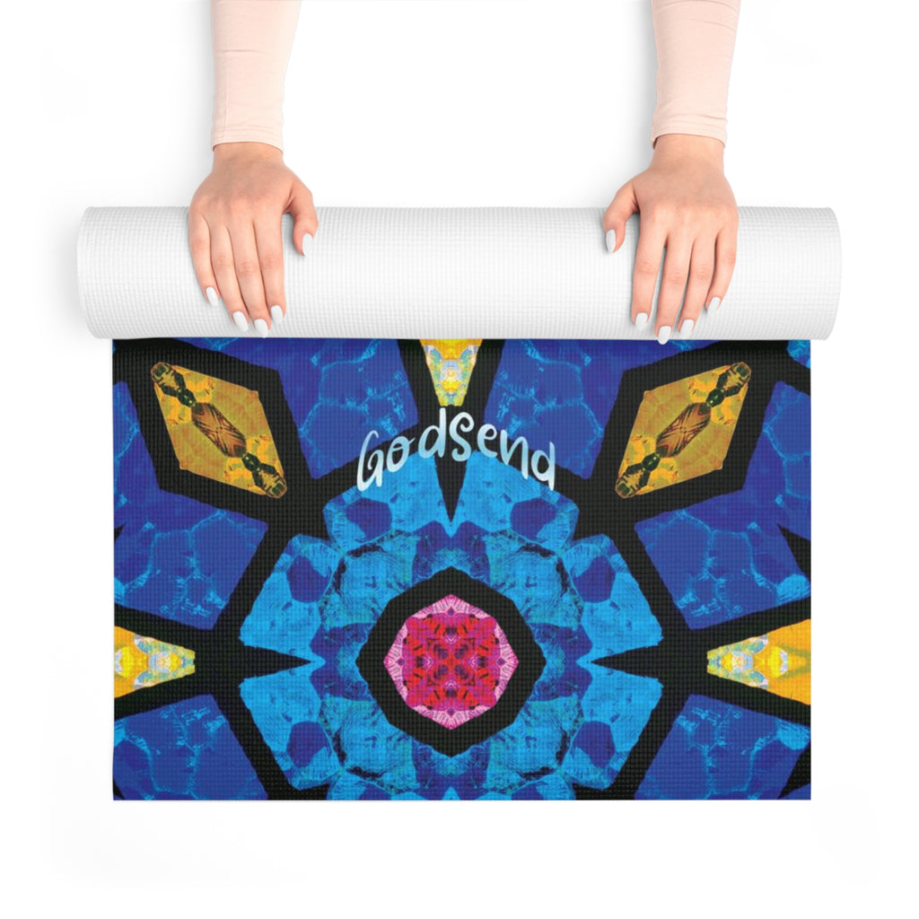 Stained Glass Stars — Christian Yoga Mat