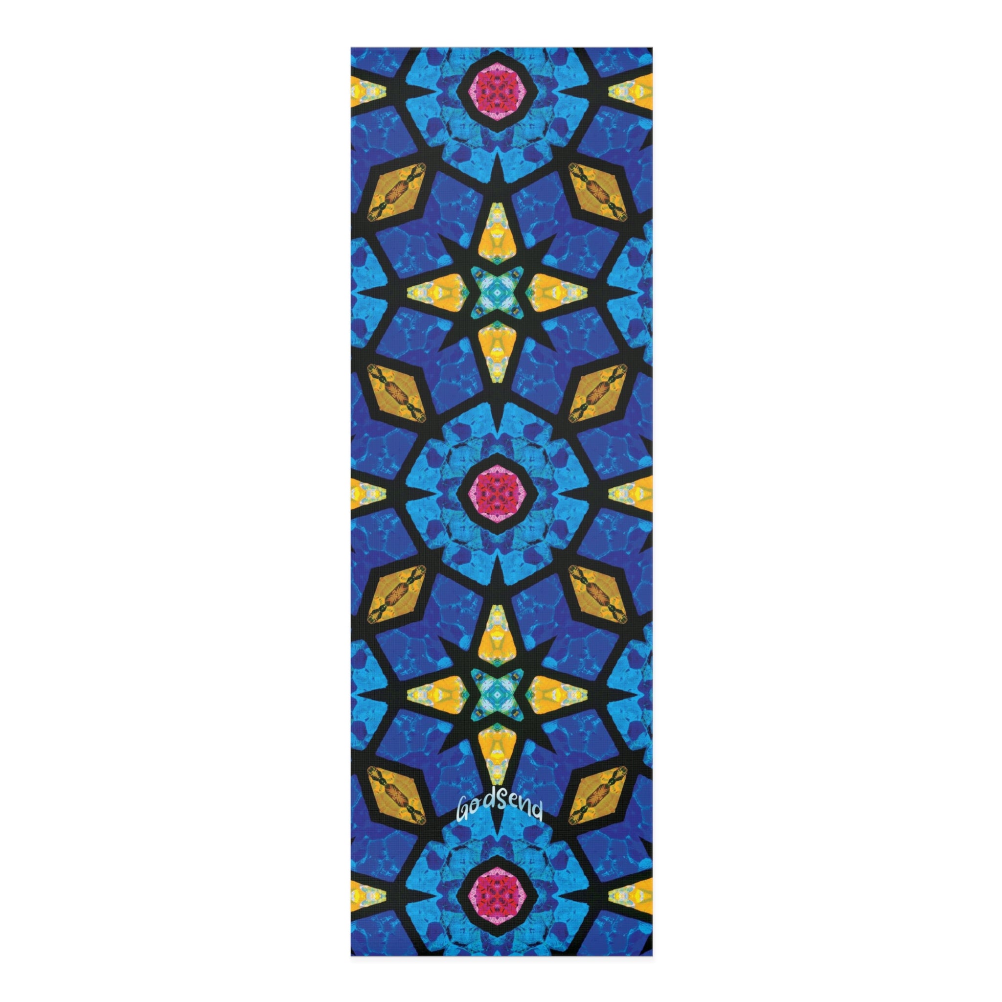 Stained Glass Stars — Christian Yoga Mat