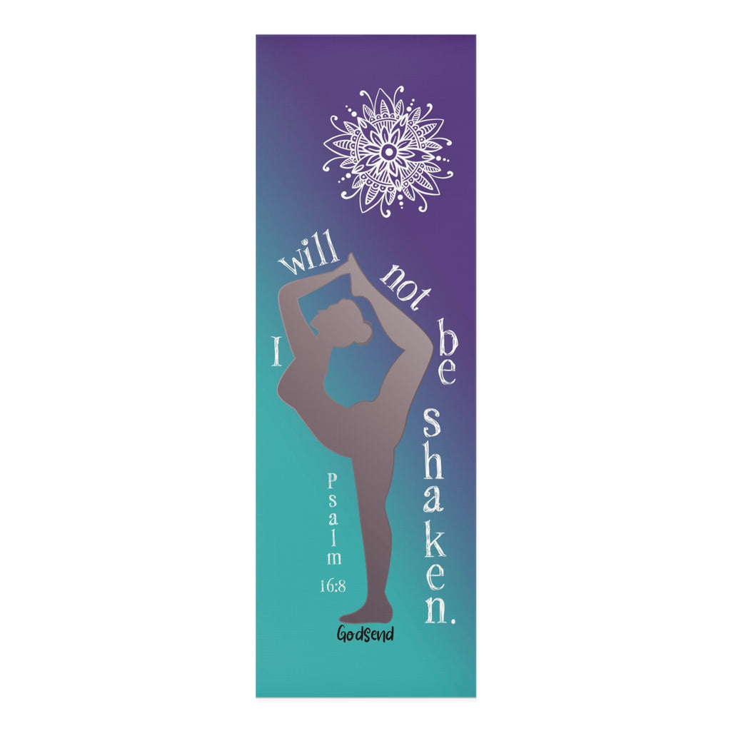 I Will Not Be Shaken — Christian Yoga Mat